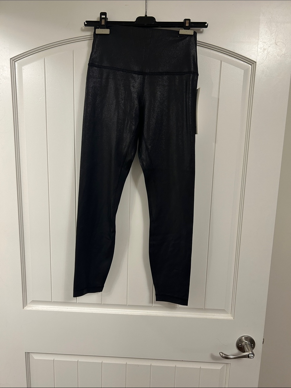 lululemon athletica Black High-Waist Shine Leggings
